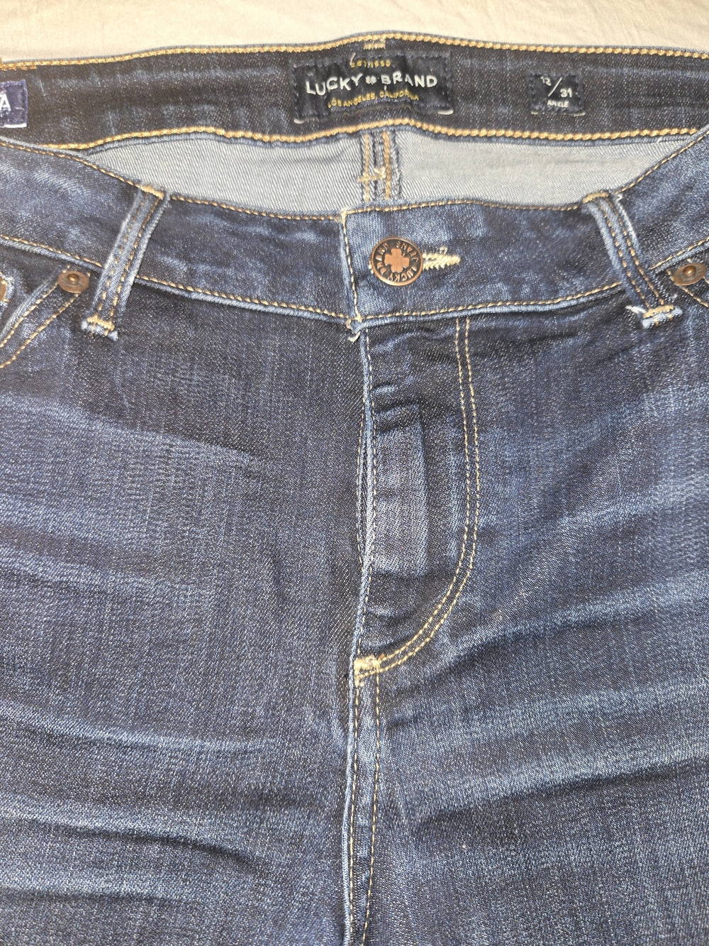 Lucky Brand Women's Indigo Skinny Jeans - Picture 2 of 5